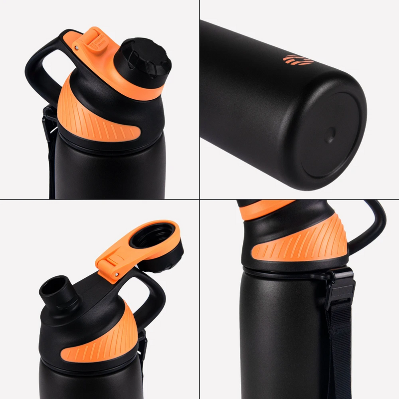 stainless steel thermo bottle with magnetic lid, view 11 - MRSLM