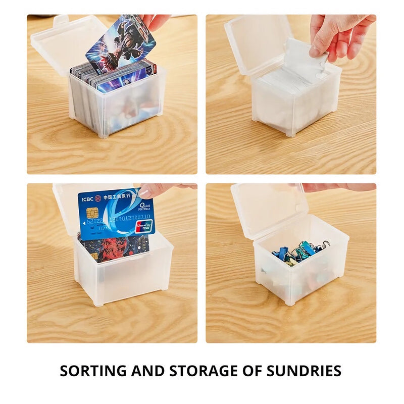 small semi-transparent plastic card cases, view 3 - MRSLM