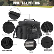 tactical insulated cooler bag, view 7 - MRSLM