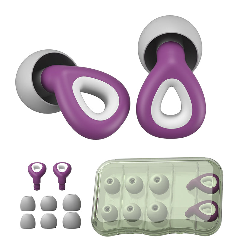 Conjunto definitivo de protetores auriculares para dormir e nadar