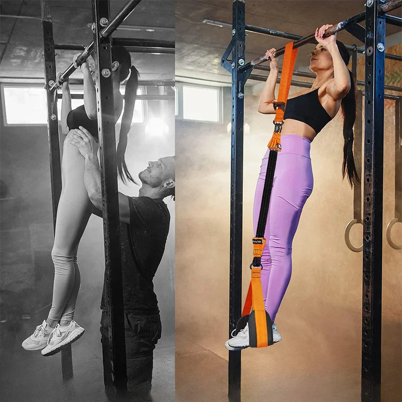 elastic pull-up trainer with resistance bands, view 8 - MRSLM