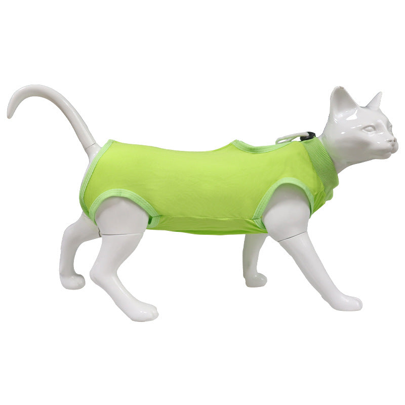 cat and small dog recovery suit, view 3 - MRSLM
