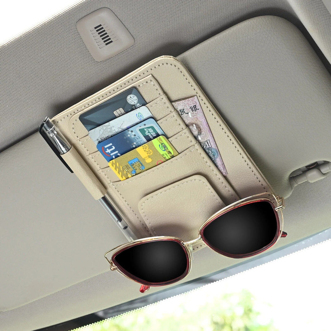 Car Interior Multi-Function Sun Visor Organizer