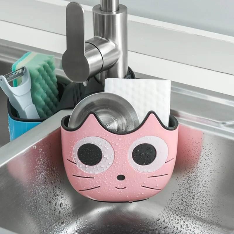 cartoon cat sink drainage bag - MRSLM