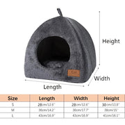 semi-enclosed cat bed, view 6 - MRSLM