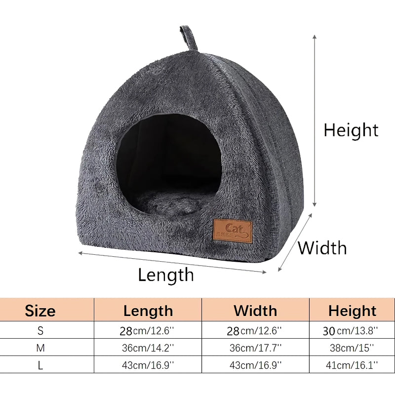 semi-enclosed cat bed, view 6 - MRSLM