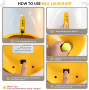 Automatic dog ball launcher, view 8 - MRSLM