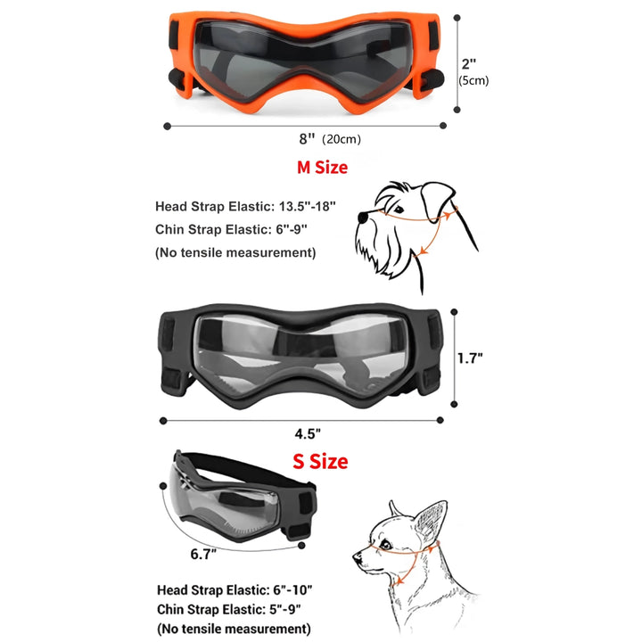 Dog Goggles with UV Protection