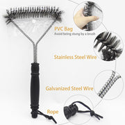 bbq grill cleaning brush, view 4 - MRSLM