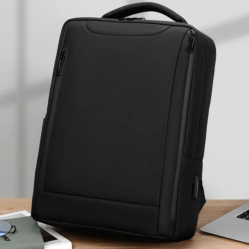 anti-theft waterproof laptop backpack with USB, view 7 - MRSLM