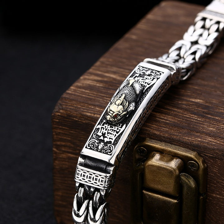 Pure Handmade Silver Fashion Bracelet