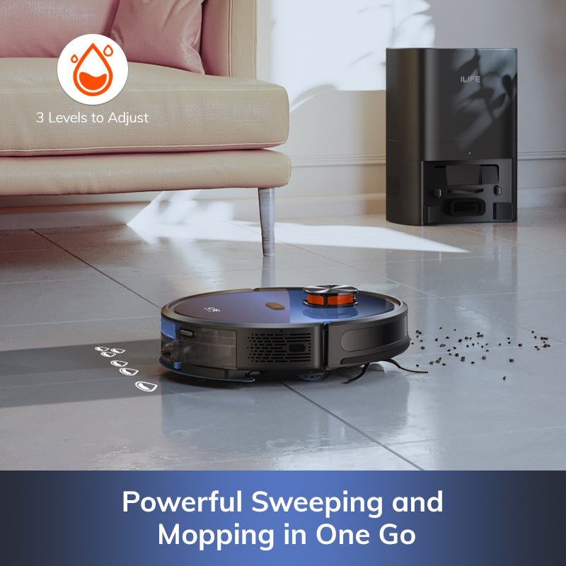 smart robot vacuum cleaner, view 7 - MRSLM