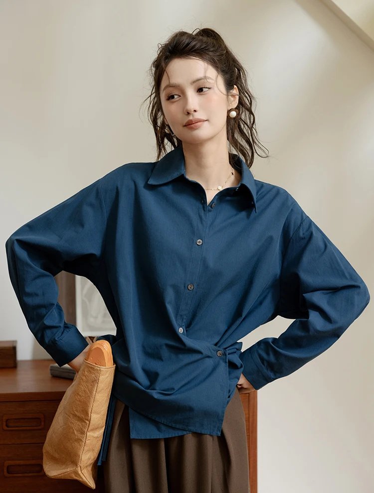 women's long sleeve shirt, view 5 - MRSLM