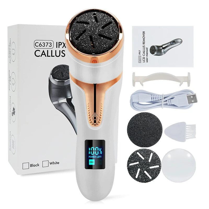 Luxury Electric Foot Care Kit: Callus Remover & Skin Smoother