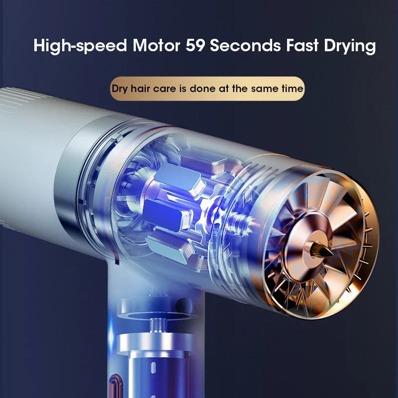 professional infrared anion hair dryer, view 5 - MRSLM