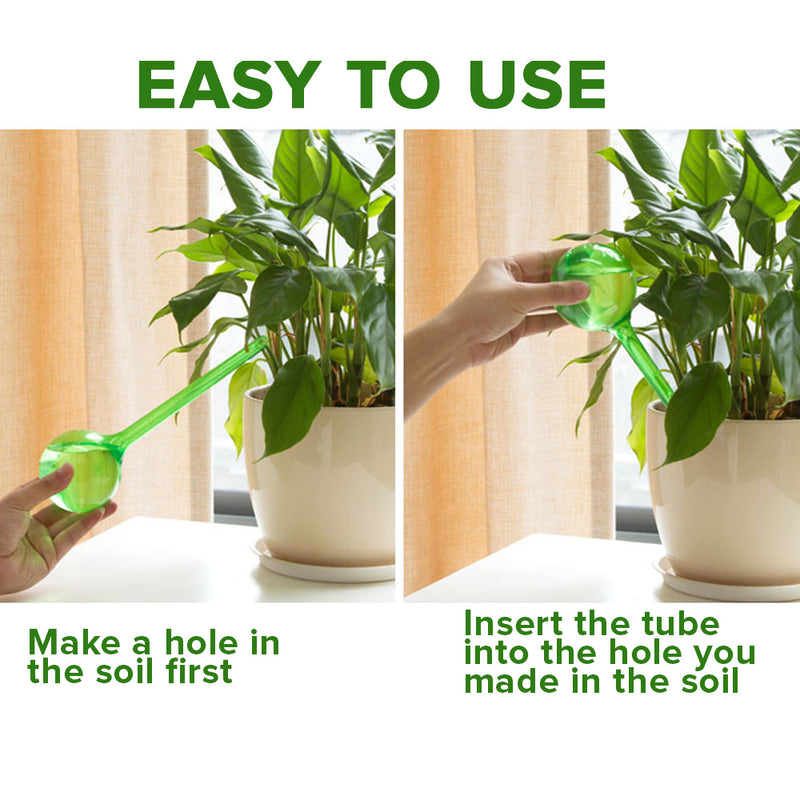Conjunto de 3 lâmpadas de irrigação automática para plantas