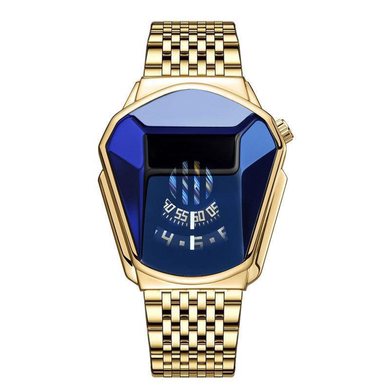 men's steel band quartz watch, view 6 - MRSLM