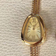 snake head tassel chain watch, view 3 - MRSLM