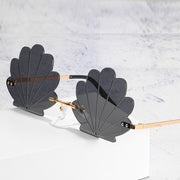 flower rimless retro sunglasses, view 12 - MRSLM