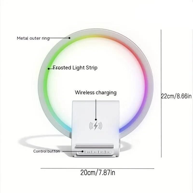 15-Watt-Bluetooth-Lautsprecher mit Dazzle Color-Technologie und kabelloser Ladefunktion
