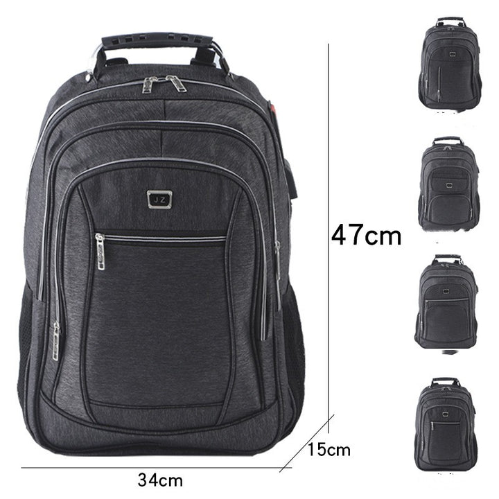 USB Charging Iron Handle Wear-resistant Backpack