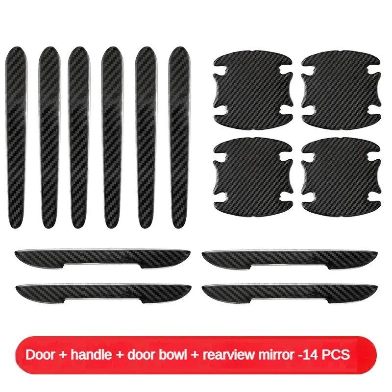 carbon fiber door handle protector, view 4 - MRSLM