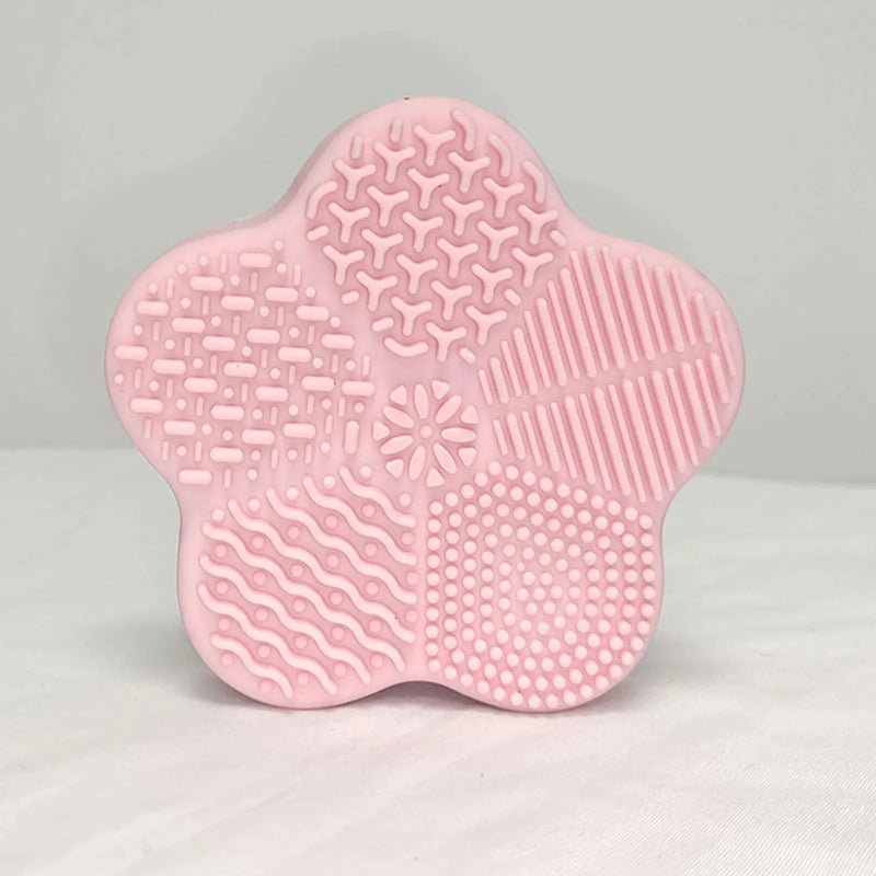 Silicone makeup brush cleaner with sponge, view 9 - MRSLM