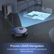 smart robot vacuum cleaner, view 5 - MRSLM