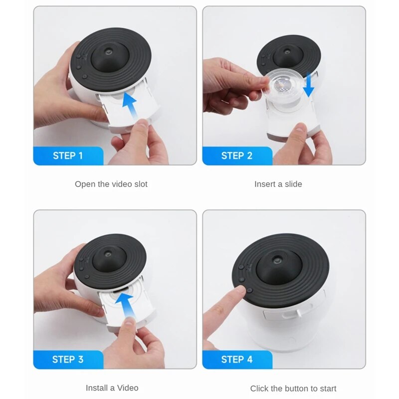galaxy projector lamp, view 11 - MRSLM
