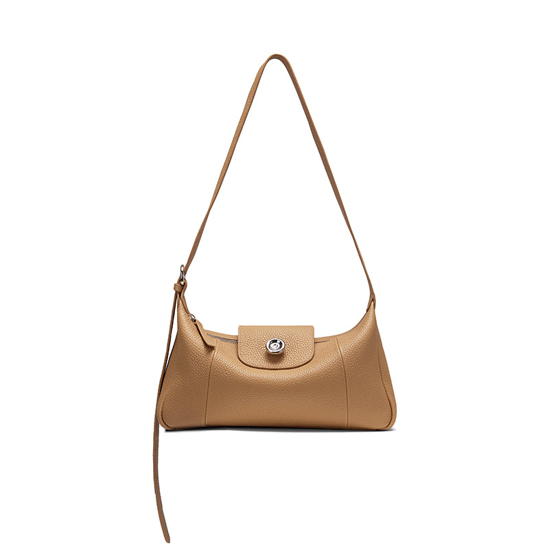 leather crossbody shoulder bag, view 2 - MRSLM