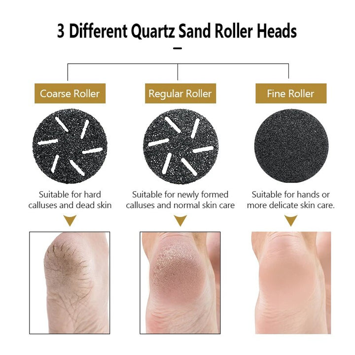 Luxury Electric Foot Care Kit: Callus Remover & Skin Smoother