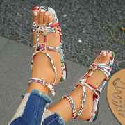 summer ankle strap flat sandals, view 3 - MRSLM
