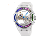 Men's hollow mechanical automatic watch, view 11 - MRSLM