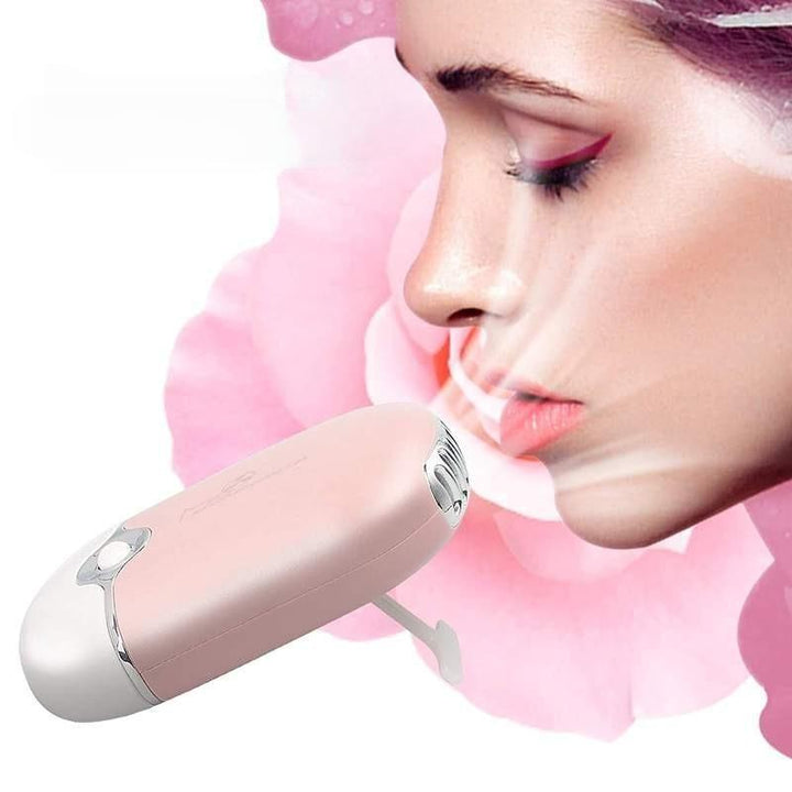 USB Rechargeable Mini Eyelash Fan with Multi-Angle Bracket and Cooling Sponge