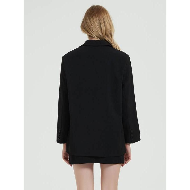 black blazer coat, view 6 - MRSLM