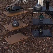 multi-level folding camping shelf, view 9 - MRSLM