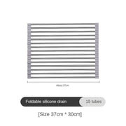 stainless steel sink draining rack, view 3 - MRSLM