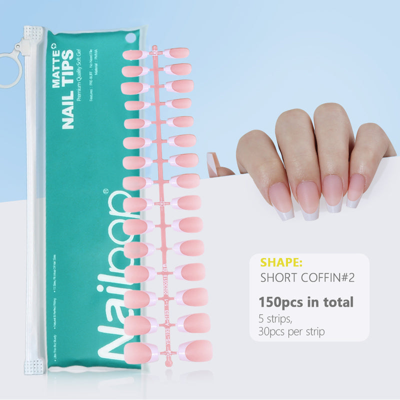 french gel nail tips, view 3 - MRSLM