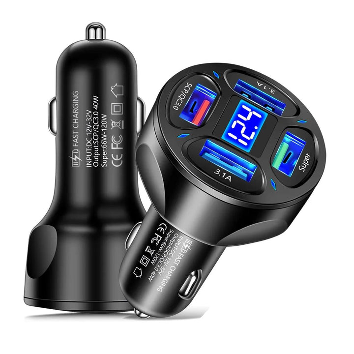 3 Ports USB Car Charger