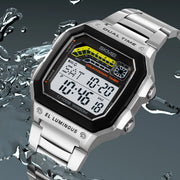 Men's military digital sport watch, view 8 - MRSLM