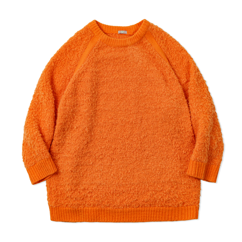 Vintage Orange Knit Pullover Sweater