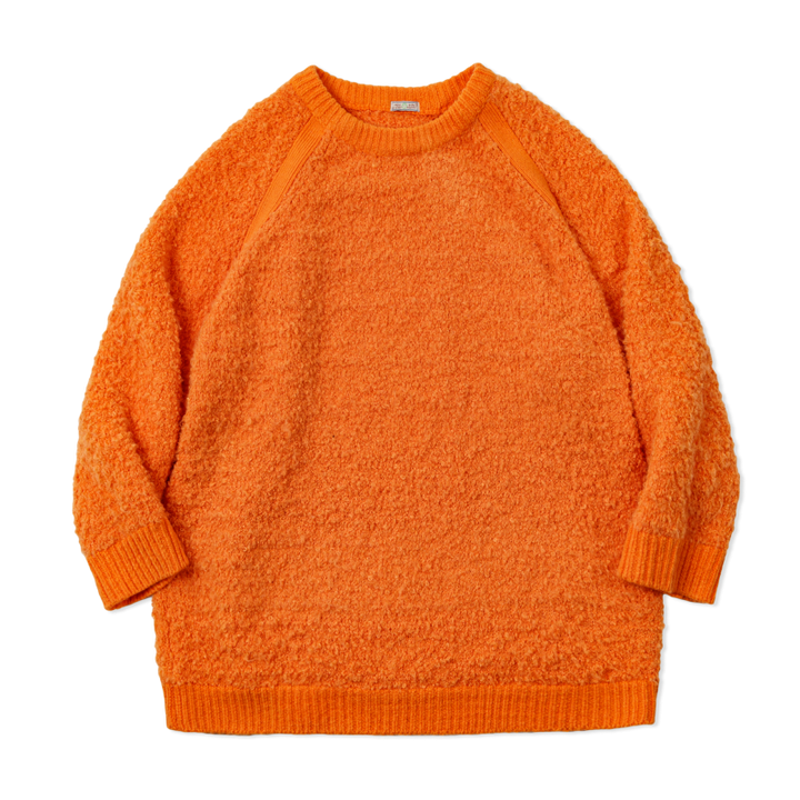 Vintage Orange Knit Pullover Sweater