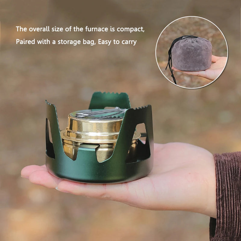 portable mini alcohol stove, view 6 - MRSLM