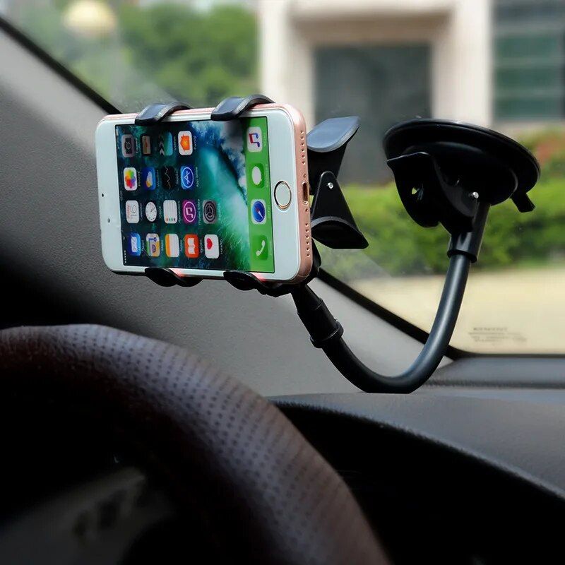 Universal 360° Rotating Dashboard Car Phone Mount - GPS and Mobile Phone Holder