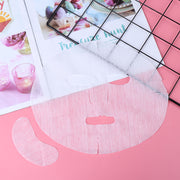 white cotton DIY facial mask sheets, view 6 - MRSLM