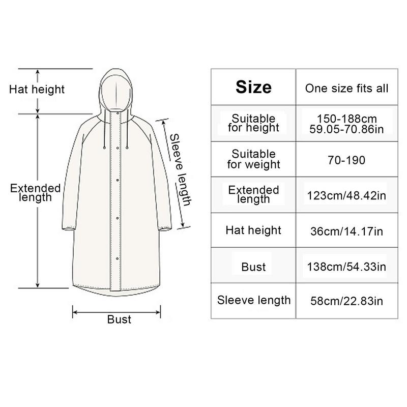EVA rain poncho, view 9 - MRSLM
