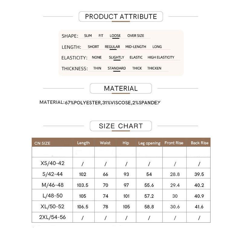 Wide-leg casual pants for women, view 6 - MRSLM
