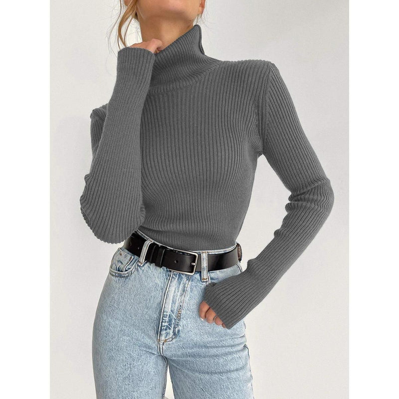 Dicker Rollkragenpullover für Damen – Herbst/Winter