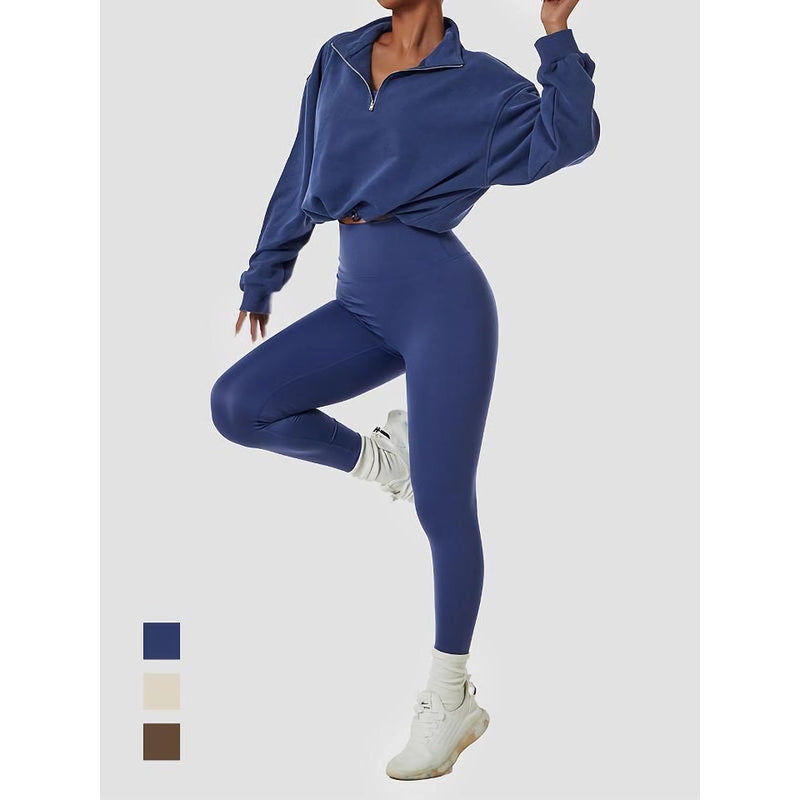 yoga fitness zip jacket, view 13 - MRSLM