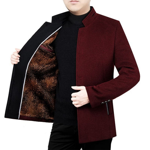 middle-aged men's woolen coat, view 11 - MRSLM